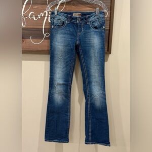 MEK DNM MARRAKECH SLIM BOOT CUT 25 Women's Denim Jeans Retro Western Y2K